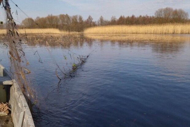 На території волинського заказника вилучили незаконні знаряддя лову