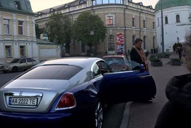 У Києві священик роз’їжджає на непристойно дорогому авто