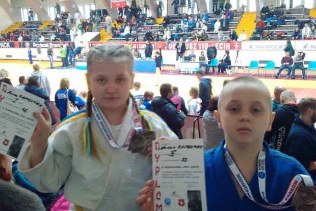 Шацькі дзюдоїсти повернулись із польського Кракова з медалями