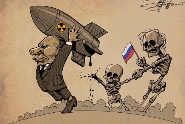 Кровопивця путін неприховано вимагає капітуляції України для припинення вогню