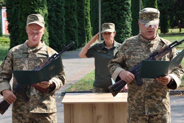 На Волині прикордонники-новобранці урочисто склали Військову присягу