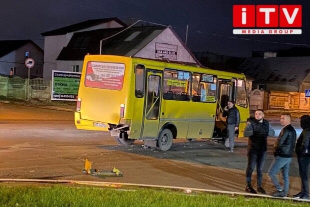 У Рівному сталася ДТП за участю маршрутки