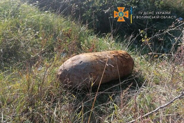 На Волині знайшли авіаційну бомбу