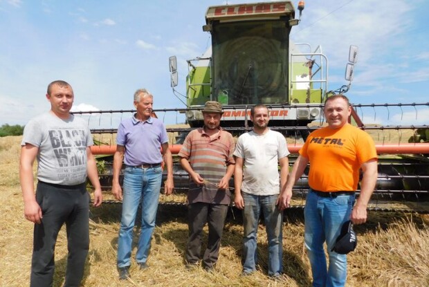 Першим жнивувати на Волині почав аграрій-спортсмен