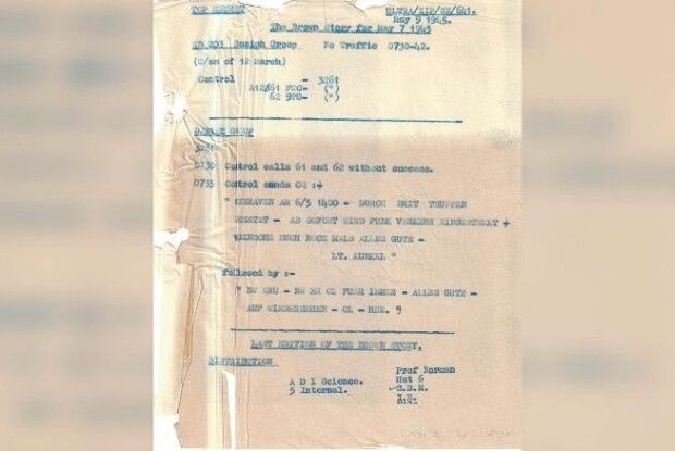 Британці показали останні повідомлення нацистів перед капітуляцією