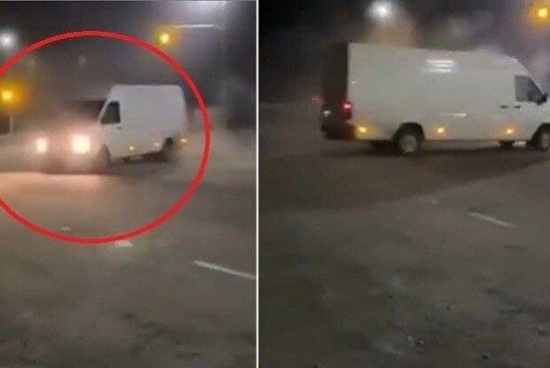 «Фірма дала буса, а він льотає»: на камеру потрапив несамовитий дрифт водія на Рівненщині (Відео моменту)