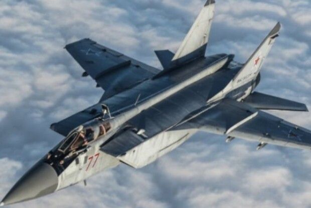В росії розбився військовий літак МіГ-31