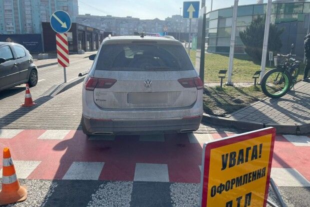 Унаслідок ДТП в Луцьку велосипедист потрапив у реанімацію