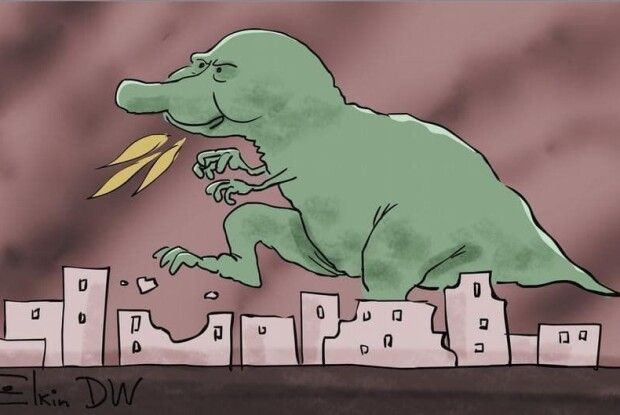 путін став динозавром