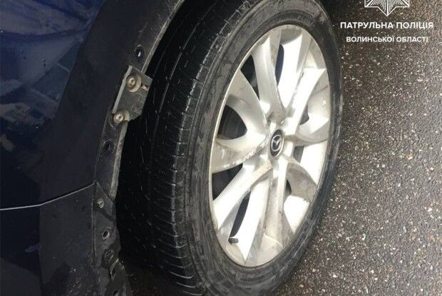 У Луцьку на Грушевського п’яний водій вчинив ДТП 