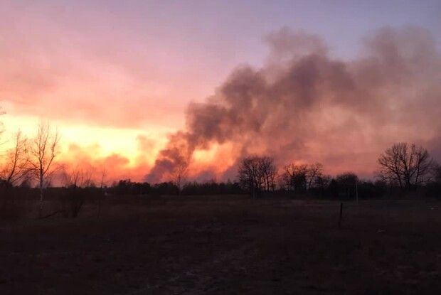 Ледь не згоріло унікальне село Сваловичі, у якому знімався художній фільм «Пофарбоване пташеня» (Фото. Відео)