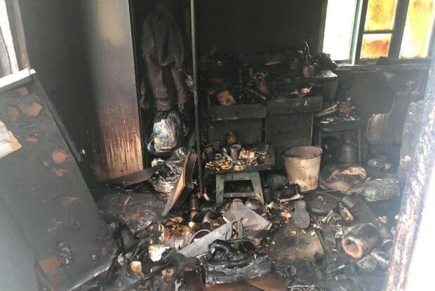 У селі на Волині заживо згорів чоловік (Фото)