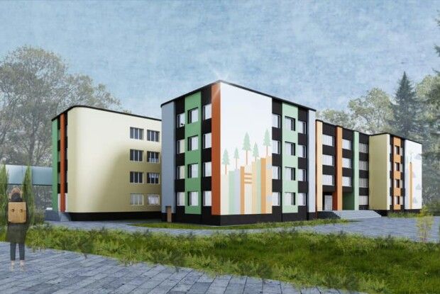 Рівненські архітектори розробили новий дизайн фасадів луцької школи