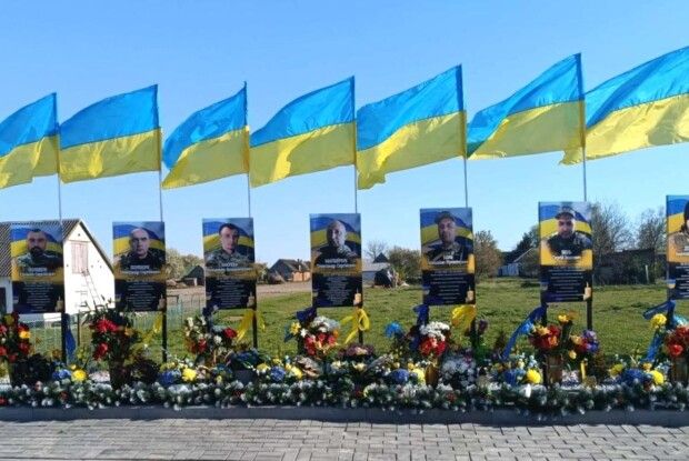У села на Волині відкрили Алею пам'яті полеглих Героїв