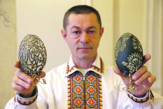 Волинянин Анатолій Бойко кинув виклик знаменитому Фаберже