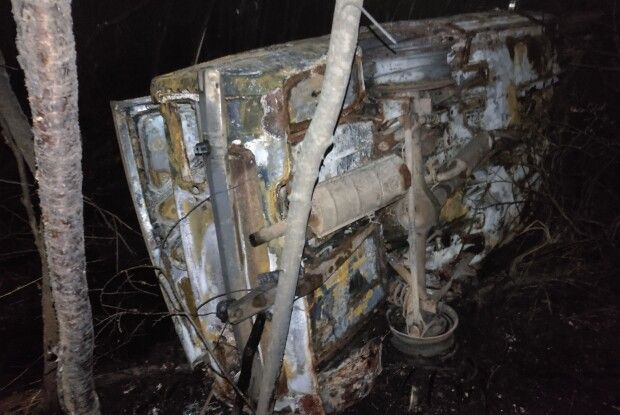 На Волині молодик викрав авто і... спалив до тла (Фото)