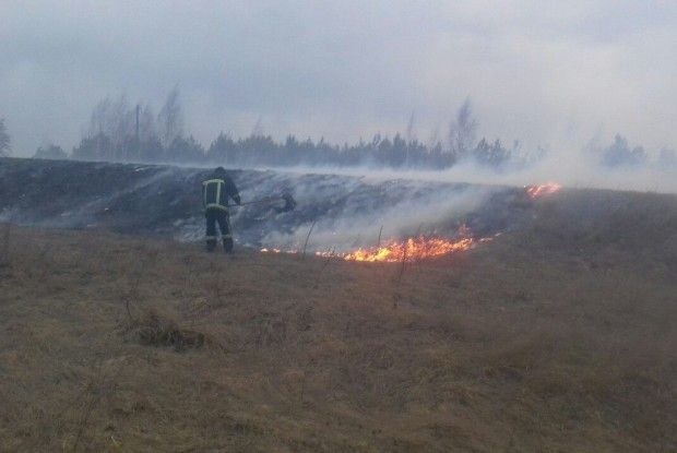 За минулий тиждень волинські рятувальники ліквідували 76 пожеж