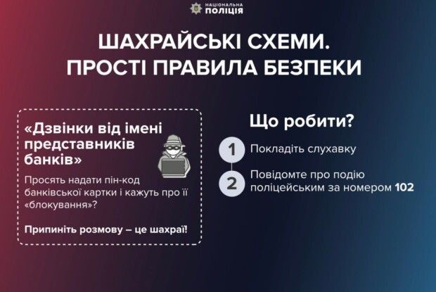 Так «рятували» гроші від списання за кредитом, що перерахували шахраям понад 115 тисяч гривень