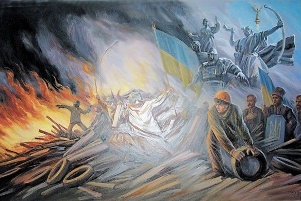 Олег Шупляк свої картини… зашифровує