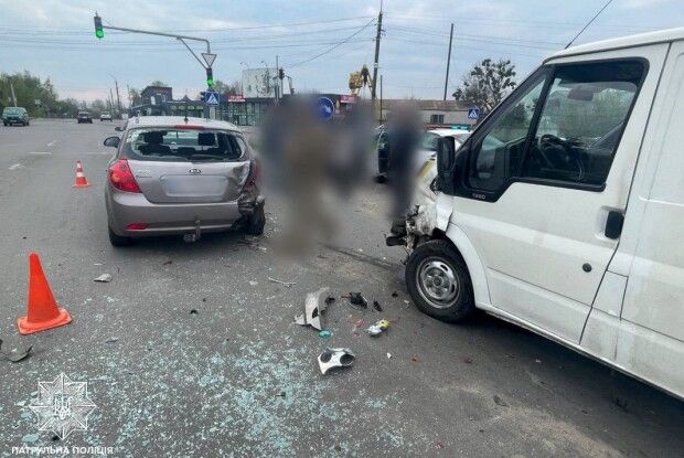 ДТП за участю п'яти автівок у Луцьку: винуватець аварії був п'яним (Фото)