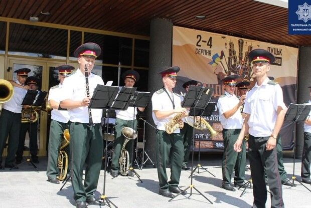У  центрі Луцька відзначили День Нацполіції