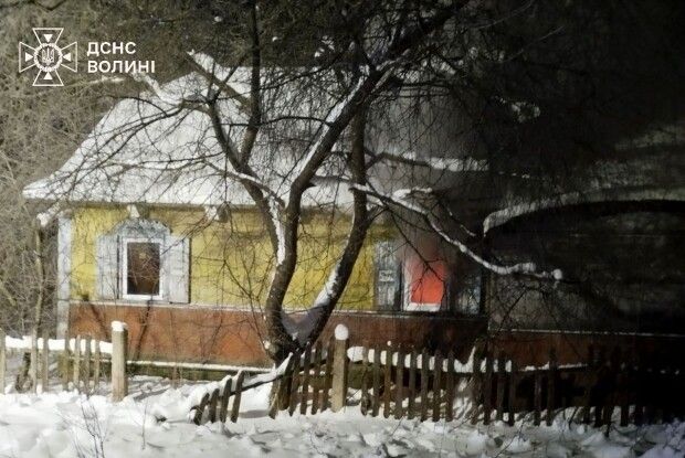 У селі на Волині в пожежі загинув чоловік
