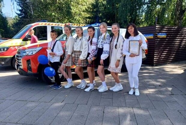 Волинські школярі спробували себе в ролі рятувальників