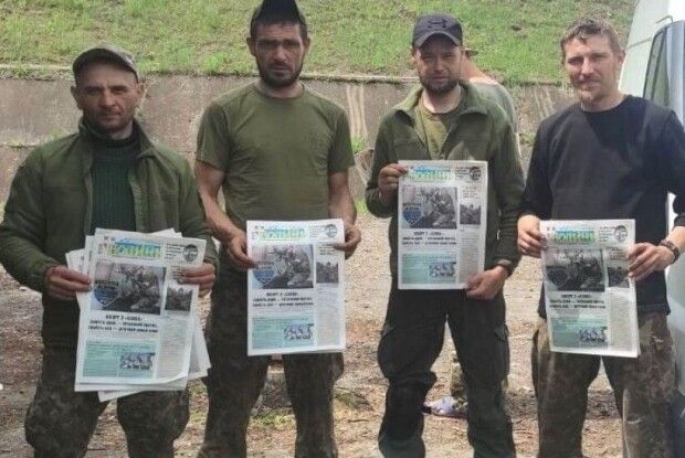 Поки волонтери доставляють газету «Волинь» на фронт, нардепка вирішила задуматися про видання для військових