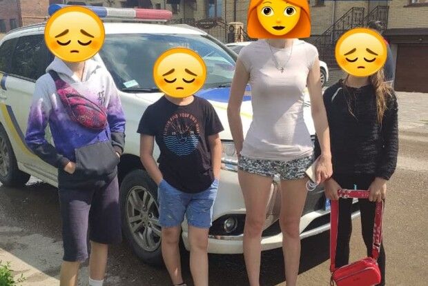 Патрульні злапали на пляжі трьох дітей, які без дозволу батьків подалися на річку купатися (Фото)