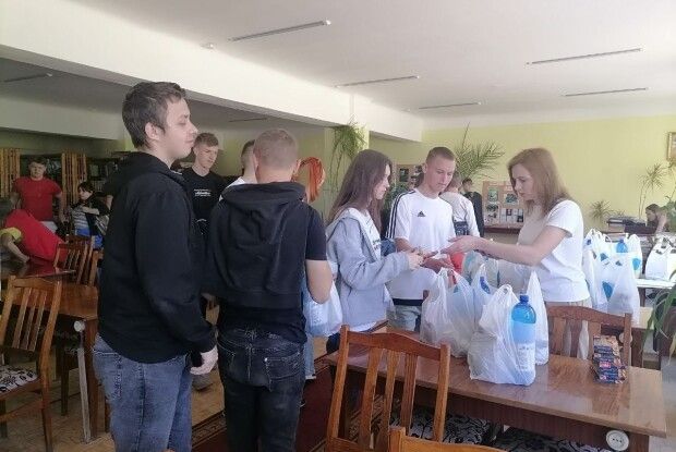Горохівські студенти отримали подарунки від польських друзів