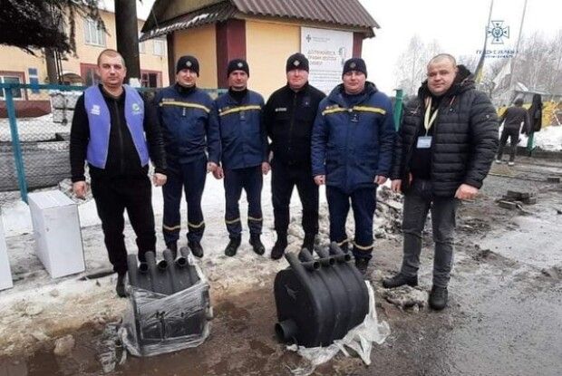 Волинські рятувальники отримали пічки для облаштування пунктів обігріву