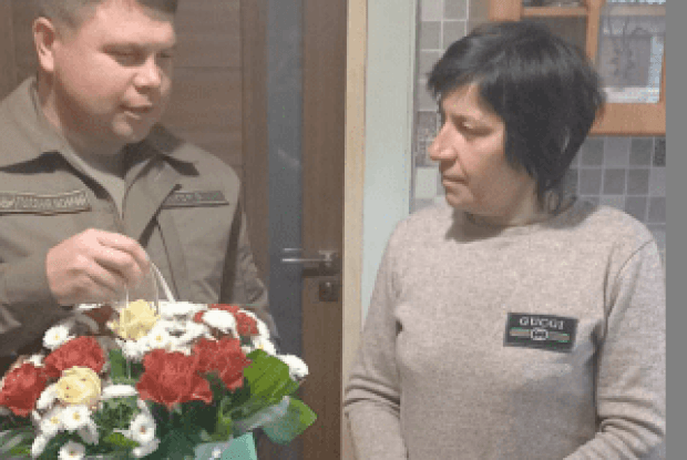 Волинянці вручили орден загиблого чоловіка (Фото) 