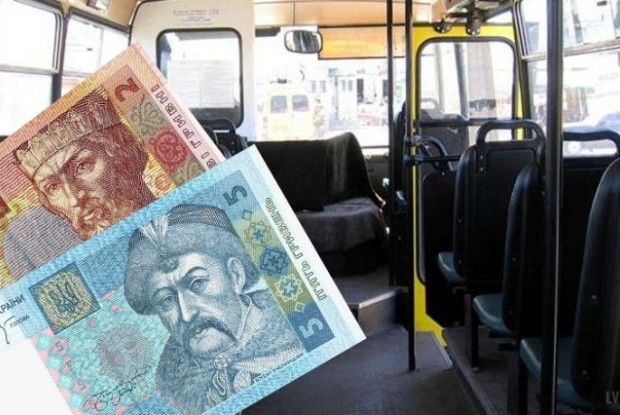 З одного пасажира у львівських маршрутках хочуть дерти вже не п'ять, а цілих сім гривень!