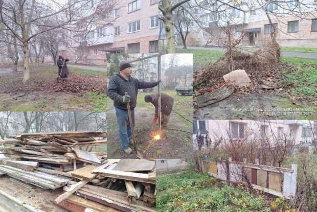 У Луцьку демонтували незаконні огорожі у дворах