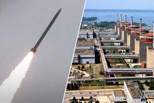 Дві російські крилаті ракети пролетіли поряд із Запорізькою АЕС