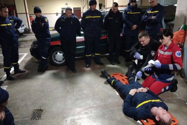 Волинські рятувальники і медики провели спільні навчання   