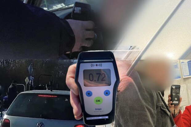 На Волині п'яний водій вимагав повторний тест, але він його не врятував