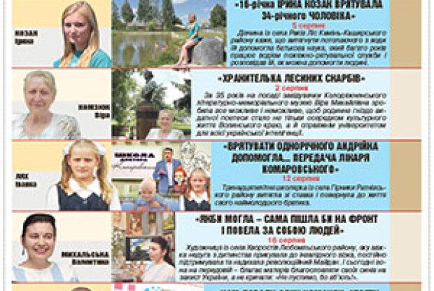 ГЕРОЇ СЕРПНЯ-2014 ГАЗЕТИ «ВОЛИНЬ»