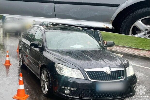 На Волині покарали водійку, яка поїхала з місця дорожнього-транспортної пригоди