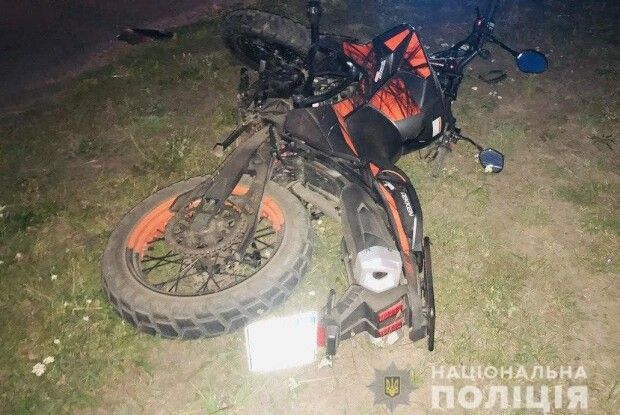 П’яний 27-річний лобуряка наїхав мотоциклом на 5-літню дитину