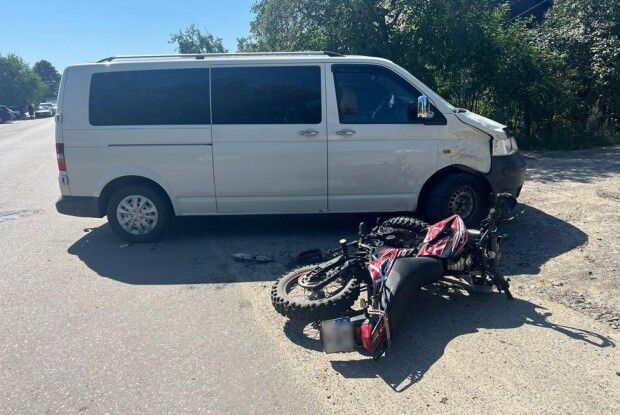 На Волині у ДТП постраждав неповнолітній мотоцикліст
