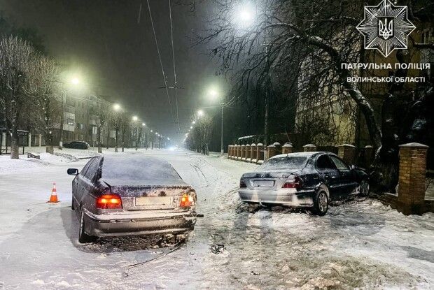 У Луцьку не розминулися дві автівки (Фото)
