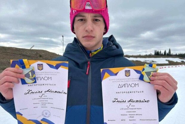 Волинянин виборов дві золоті медалі на VI Зимовій Універсіаді України з лижних гонок