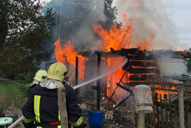 У селі на Волині згорів житловий будинок (Фото)