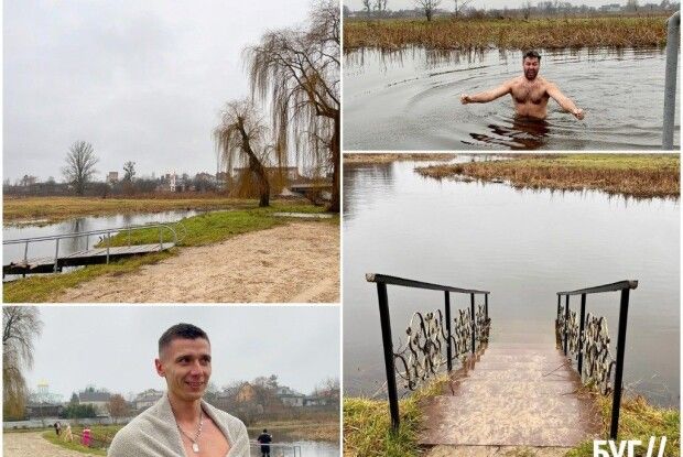 Як володимирчани пірнали у воду