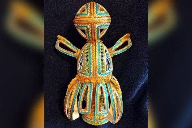 Волинський майстер створив унікальний виріб із гусячих яєць