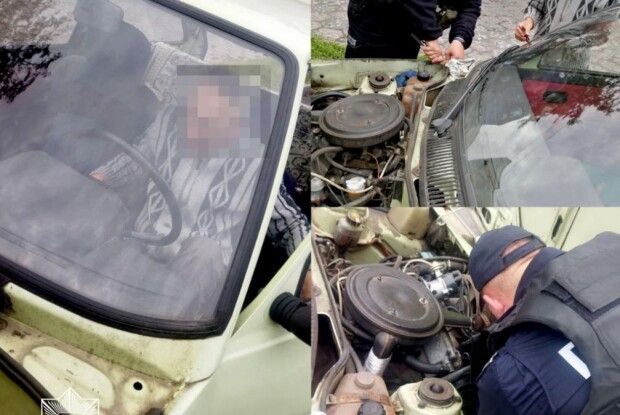Рівненські патрульні посеред дороги полагодили чоловіку автомобіль