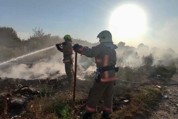 На Волині через людську недбалість горіло 6 гектарів сухої трави