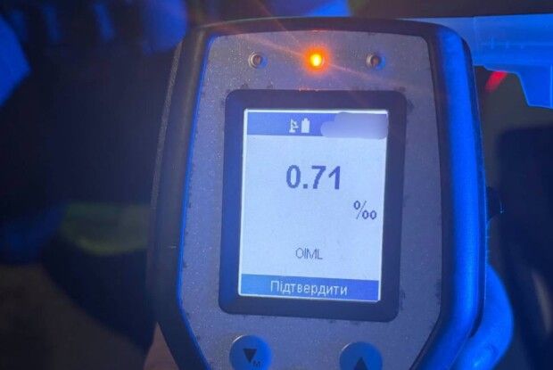 У Луцьку опівночі упіймали керманича «під мухою»