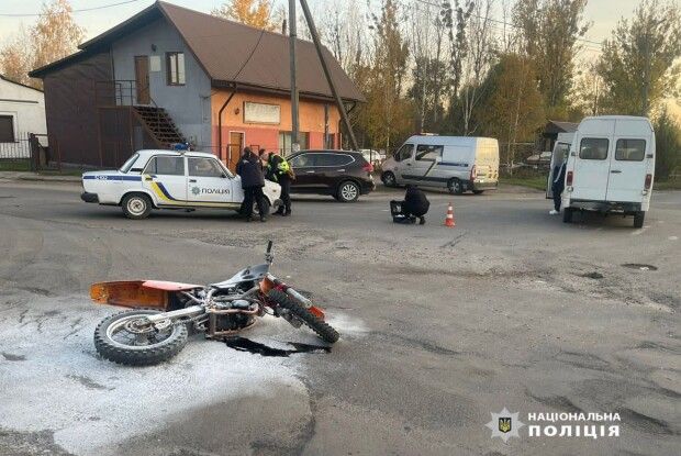 У Рожищі загинув мотоцикліст (Фото поліції)